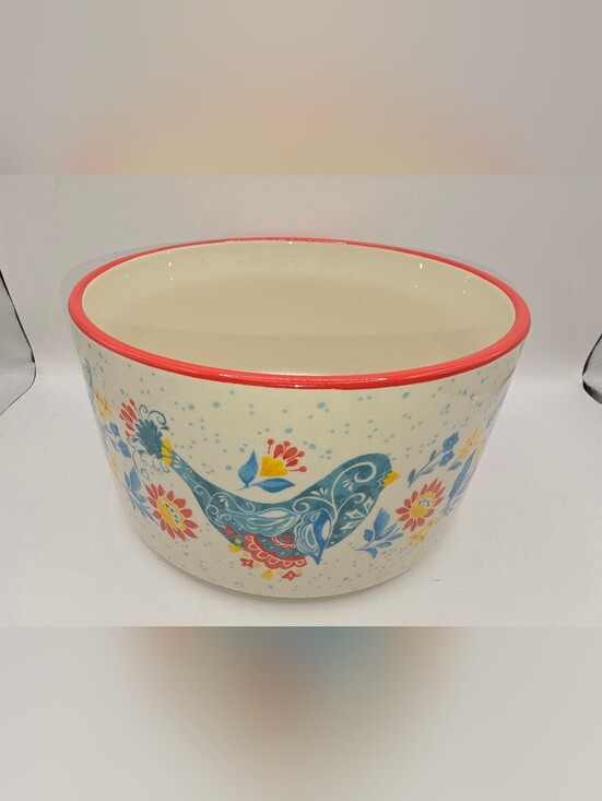 The Pioneer Woman Other - Pioneer Woman Mazie 7" Round Ceramic Nesting Bowl Birds Flowers